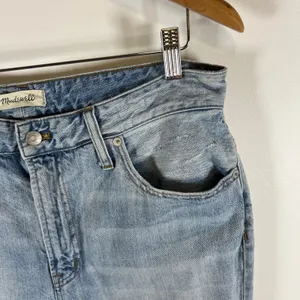Madewell The Curvy Perfect Vintage Jean‎ Light Wash High Rise Tapered Denim 32 thumbnail 5