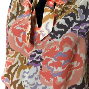 Ralph Lauren BOHO Retro Sheer Chiffon Dress Womens 4 Tie‎ Neck Smocked Indie thumbnail 9