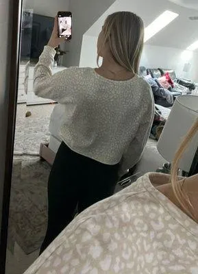 Aerie Crop Sweater thumbnail 2