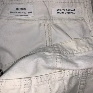 Cotton:On ivory utility canvas short overall size 6 Womens thumbnail 3