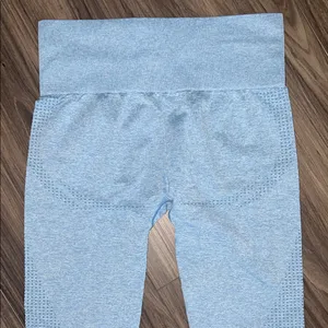 Gymshark Light Blue Leggings and Top Set thumbnail 7