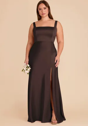 Birdy Grey Matte Satin Espresso Dress thumbnail 3