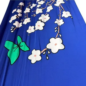 Floral Blue Maxi Dress Size 2X thumbnail 4