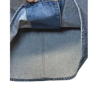 COS Denim A-Line Mini Skirt‎ Womens Size 4 Medium Blue Cotton Button Fly Casual thumbnail 4