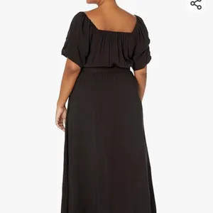 City Chic Women's Plus Size Tropical Tie Waist Maxi Dress Puff Sleeve Small / 16 thumbnail 4