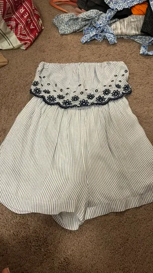 Strapless Romper thumbnail 5