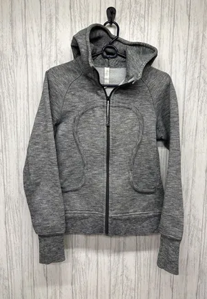 Womens Size 8 Lululemon Scuba Hoodie Gray thumbnail 1