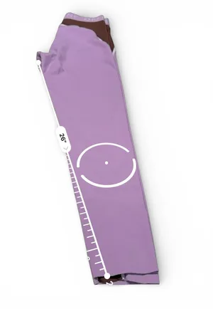 OFFLINE‎ by Aerie Goals High Waisted 7/8 Legging in Brown and Purple thumbnail 4