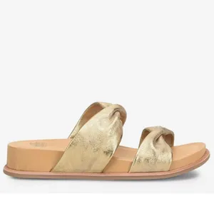 SOFFT‎ | Ainsworth Mirabelle Metal Gold Leather Twisted Strap Platform Sandal, 6 thumbnail 7