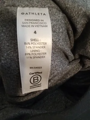 Athleta Attitude Lined Pant Womens Black Ruched Jogger Travel Gorpcore Size 4 thumbnail 8