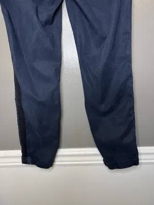 Paige Christy Pants Womens 27 Blue Jogger Elastic Drawstring Waist Stripe thumbnail 6