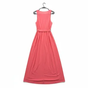 Unbranded Womens Maxi Dress Size 6 Pink Embellished Waist Sleeveless Sundress thumbnail 5