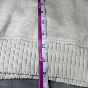 Aerie Womens‎ Size Small Oversized Ribbed Side Crewneck Sweatshirt Ivory Lounge thumbnail 10