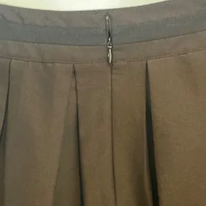 White House Black Market Black Pleated A-Line Skirt Size 4 Preppy Classic thumbnail 4
