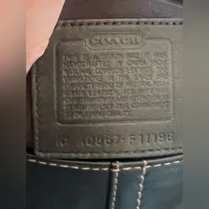 Coach Hampton Buckle‎ Flap Crossbody Bag F11196 in Black Y2K thumbnail 6