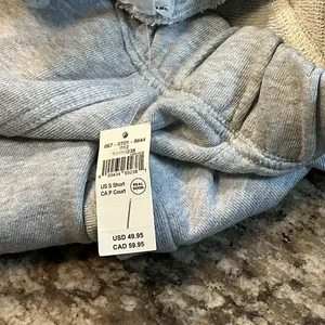 Aerie Womens S Short Gray Cargo Sweatpants Jogger Pants NWT Flaw thumbnail 7