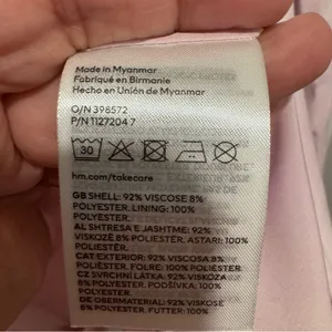 H&M Soft Pink Women's Suit Jacket thumbnail 4