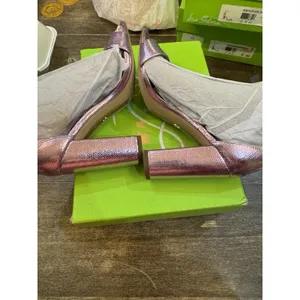 Sam Edelman Womens Yaro Lilac Ankle Strap Sandal Heel‎ Lilac Metallic Size 8 thumbnail 6