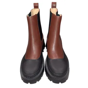 NEW Without Box Coach Jayla Brown Leather Lug Sole Chelsea Boot 5.5 thumbnail 3