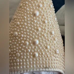 A New Day Women's Milan Pearl Slingback Kitten Heels Ivory NWT thumbnail 4
