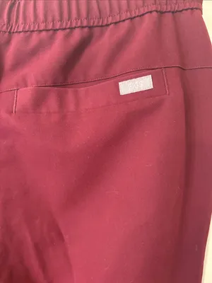 FIGS Technical Collection Joggers in Burgundy thumbnail 3
