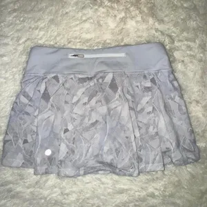 Lululemon 4 Pace Rival Skirt Regular No Panels Jasmine‎ White Multi Excellent thumbnail 2