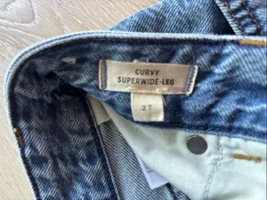 Madewell Light Blue Wide Leg Jeans thumbnail 2