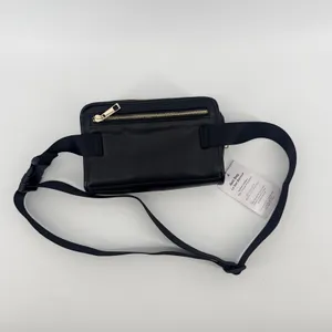 NWT Amanda Uprichard Black‎ Quilted Belt Bag Le Sac Banane Fanny Pack Gold Zip thumbnail 6
