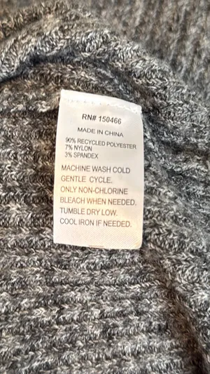 Market & Spruce Sweater Grey M thumbnail 3