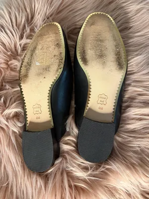 Tory Burch Amelia Backless Leather Loafers Black Size 8 thumbnail 2