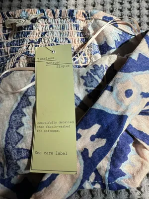 Christian Siriano Linen Crop Top thumbnail 6