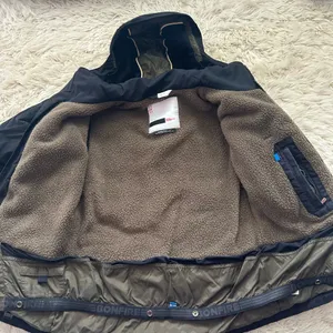 Vintage Bonfire Snowboarding Co Jacket Womens Small Sherpa Lined Y2K Winter Coat thumbnail 7