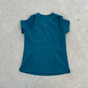 FIGS Caribbean Blue Scrub Top thumbnail 2