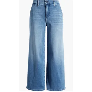 Le Jean Jude High Waist Wide Leg Trouser Jeans Denim Size 29 thumbnail 3