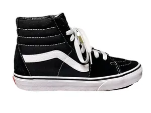 Vans Sk8-Hi Skate Black Suede/Canvas Shoes Women's Size 7.5 thumbnail 1