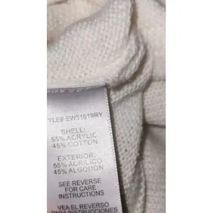 Altar'd State‎ Cropped Bell Sleeve Sweater Women's M Cream Knit Boho Top thumbnail 6