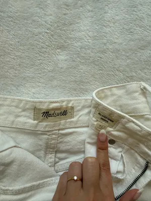Madewell High-Rise Jean Shorts Cut-Off thumbnail 3