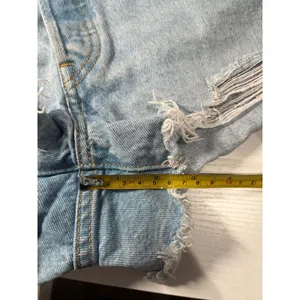 Levis Premium 501‎ Original Shorts Light Wash Distressed Cut Off W27 56327-0086 thumbnail 8