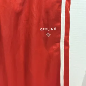Offline By Aerie Your A Winner Satin Trousers Small Wide Leg Athleisure thumbnail 4