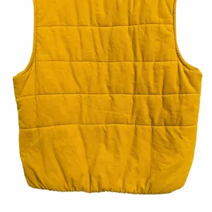 Pilcro and the‎ Letterpress Corduroy Puffer Vest Mustard Yellow Women's Large thumbnail 6