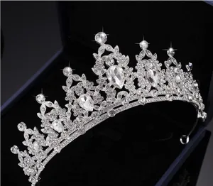 Kamirola Royal Crystal Tiara for Queens and Princesses, Bridal Crown thumbnail 5