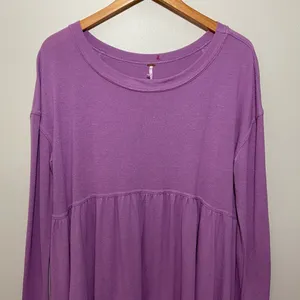 Free People Forever Your Girl Babydoll Long Sleeve Top thumbnail 2