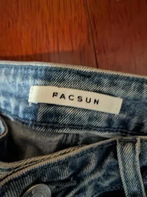 PacSun Light Blue Rhinestone Flare Jeans thumbnail 9