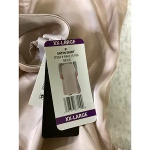 French‎ Connection Womens Beige Satin Midi Slip Skirt XXL NWT 984215106 thumbnail 4