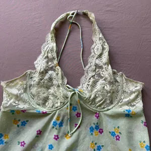 Enchanting Floral Halter Neck Lace Cami Top thumbnail 2