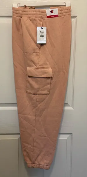 Champion Pink Cargo Sweatpants thumbnail 1
