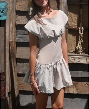 Tan Mini Dress Size XS thumbnail 4
