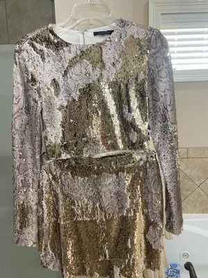 Olivaceous Sequin Two Piece Set thumbnail 2