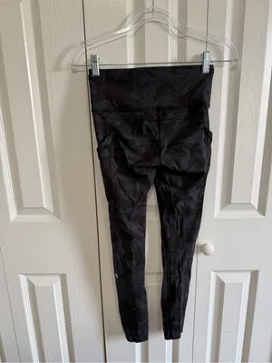 Lululemon Fast & Free Tight 25" Incognito Camo Multi Grey Size 4 thumbnail 5