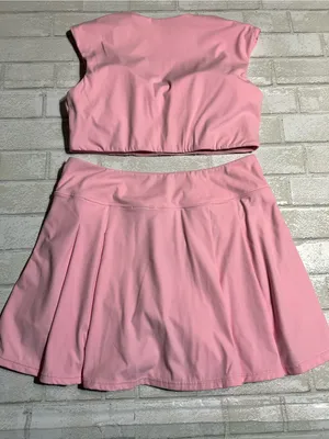 Women's Active Set Skorts and top light pink Size XL thumbnail 2